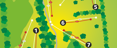 Frisbígolfvöllur í Bernódusarlundi í Bolungarvík