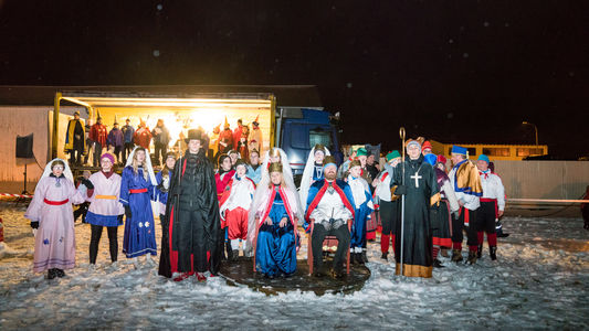 Þrettándagleði í Bolungarvík 2019, mynd Haukur Sigurðsson