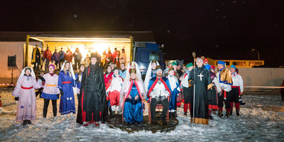 Þrettándagleði í Bolungarvík 2019, mynd Haukur Sigurðsson
