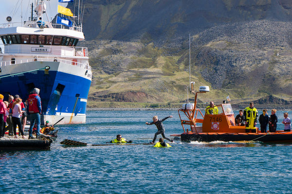 Flekahlaup á sj´moanadag 2017. Mynd: Haukur Sigurðsson.